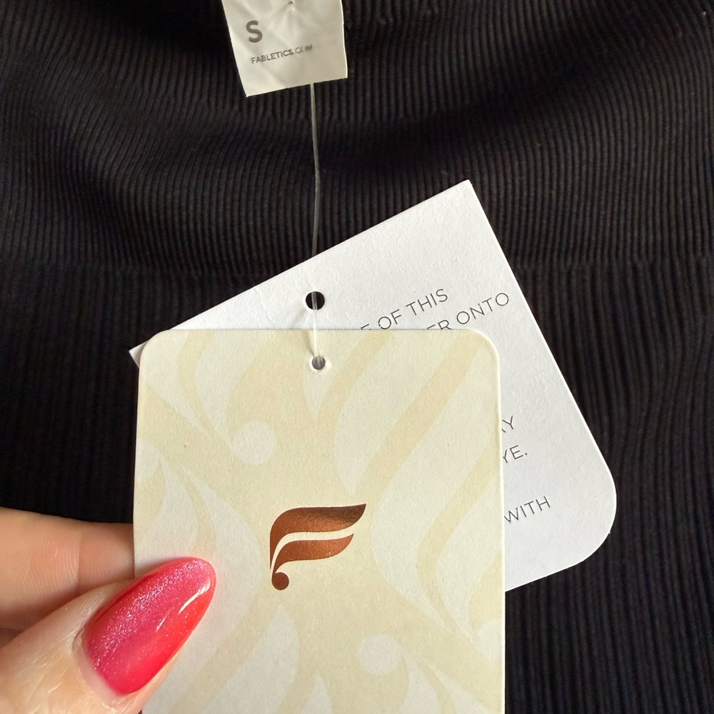 Fabletics Black Seamless Ribbed High-Waisted Legg… - image 4